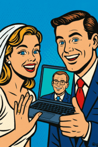 Marriage in Utah, performed remotely via Zoom, has become popular in recent years thanks to the state's unique legislation. 3 Marriage in Utah, performed remotely via Zoom, has become popular in recent years thanks to the state's unique legislation.