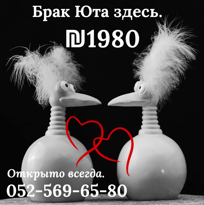 Свадьба в Израиле для Неевреев за 1980 шк онлайн: Как организовать церемонию без выезда с помощью Юта