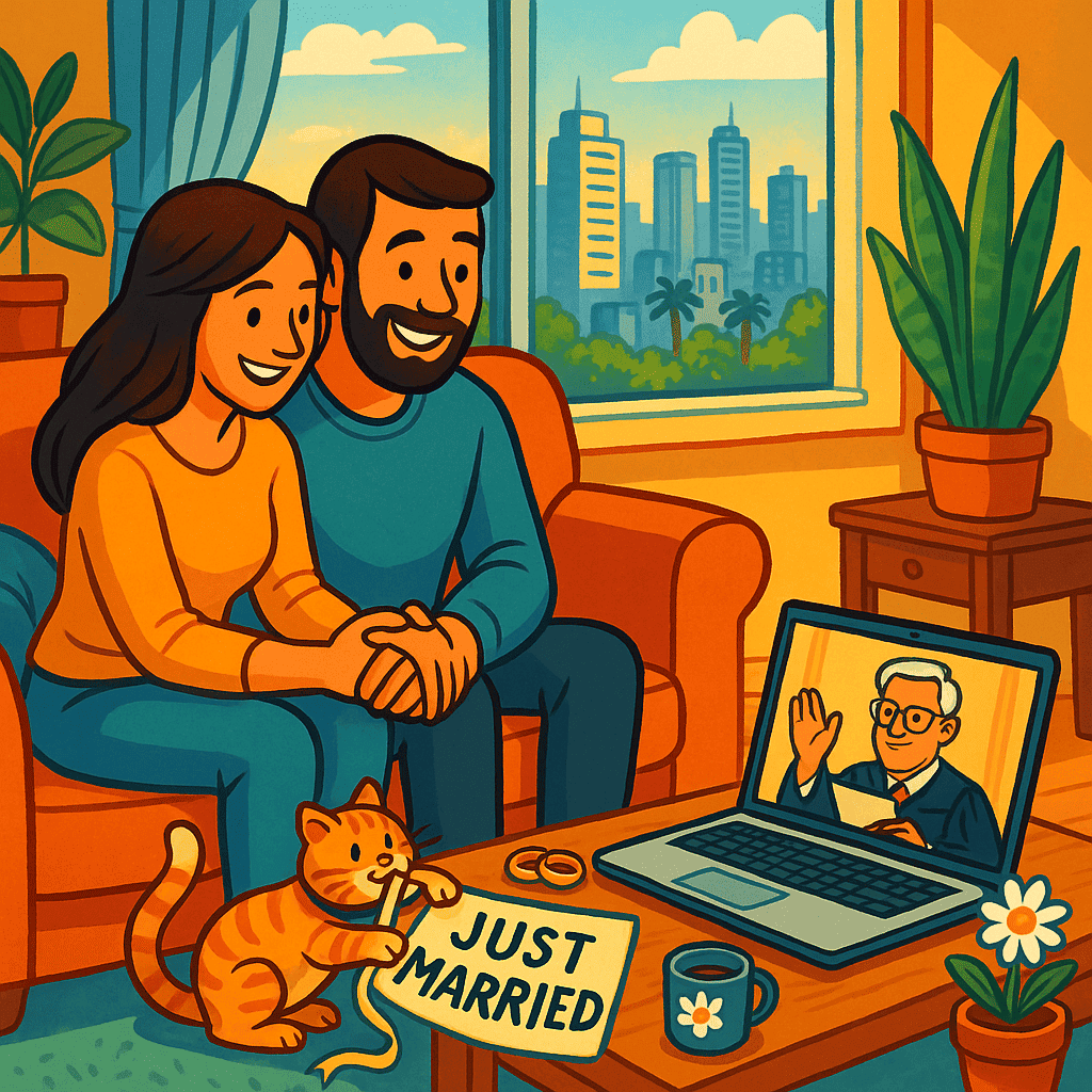 נישואים אזרחיים בזום: מציאות חדשה לישראל 7 נישואים אזרחיים בזום